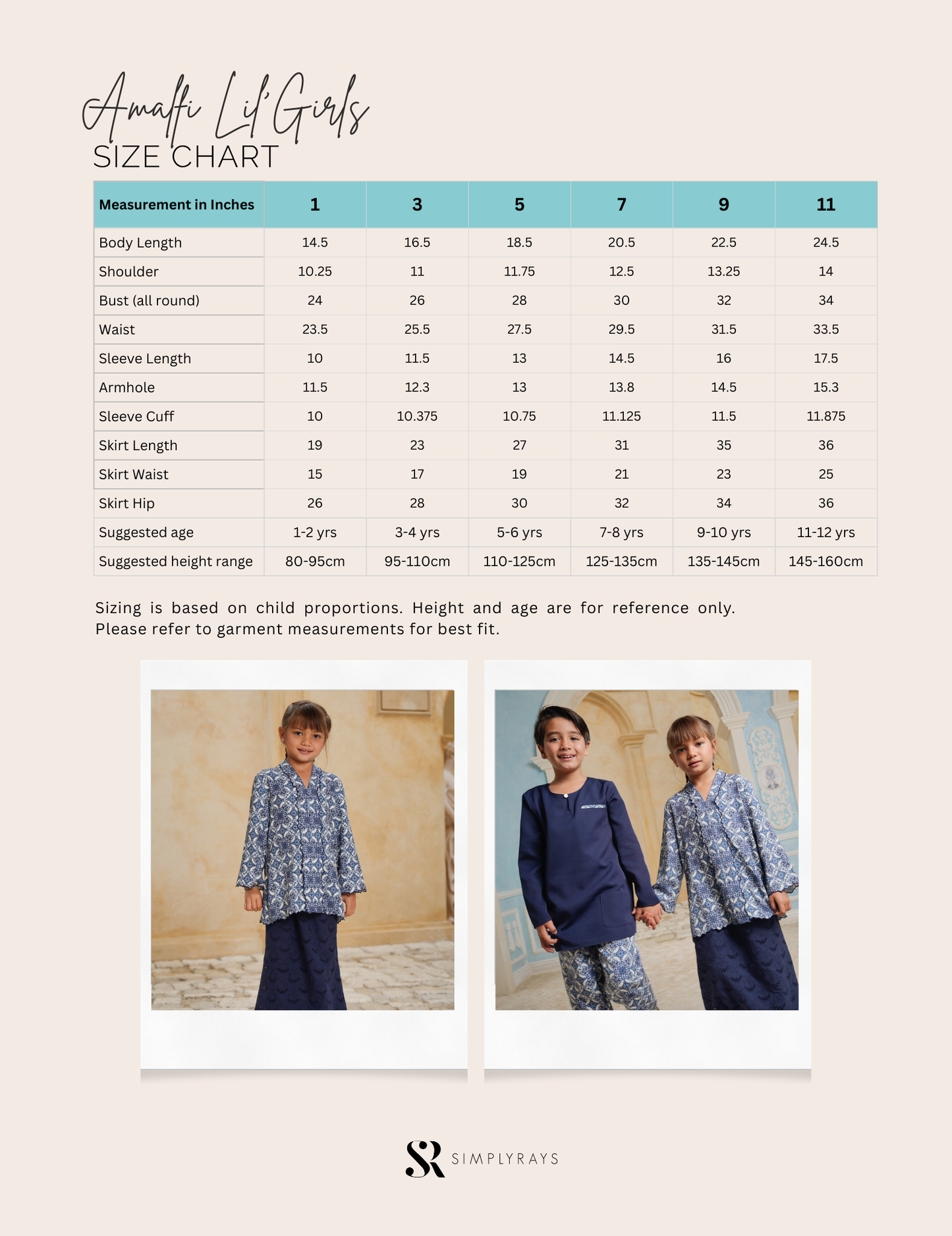 Almalfi | Lil'Girls | Pre-Order