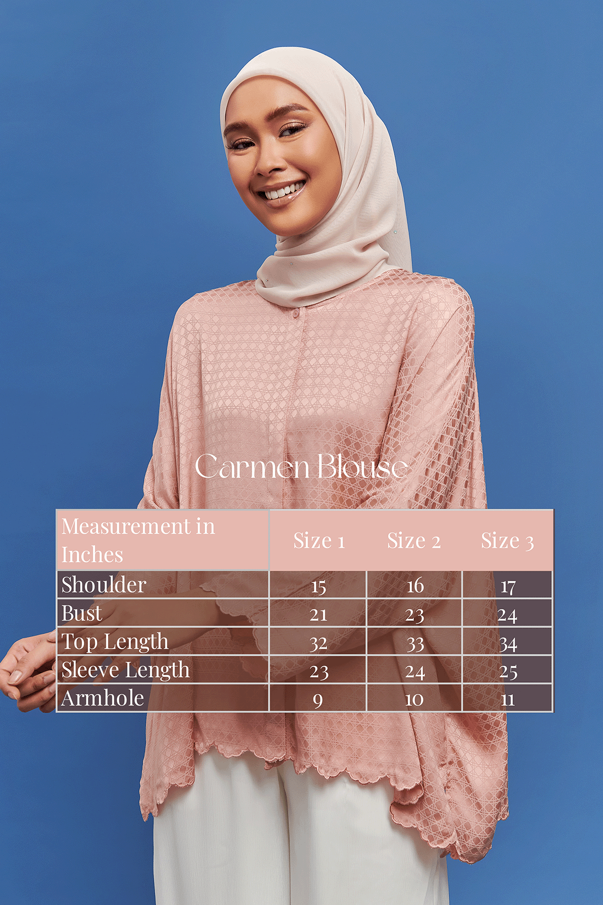 Carmen Blouse: Graphite Black