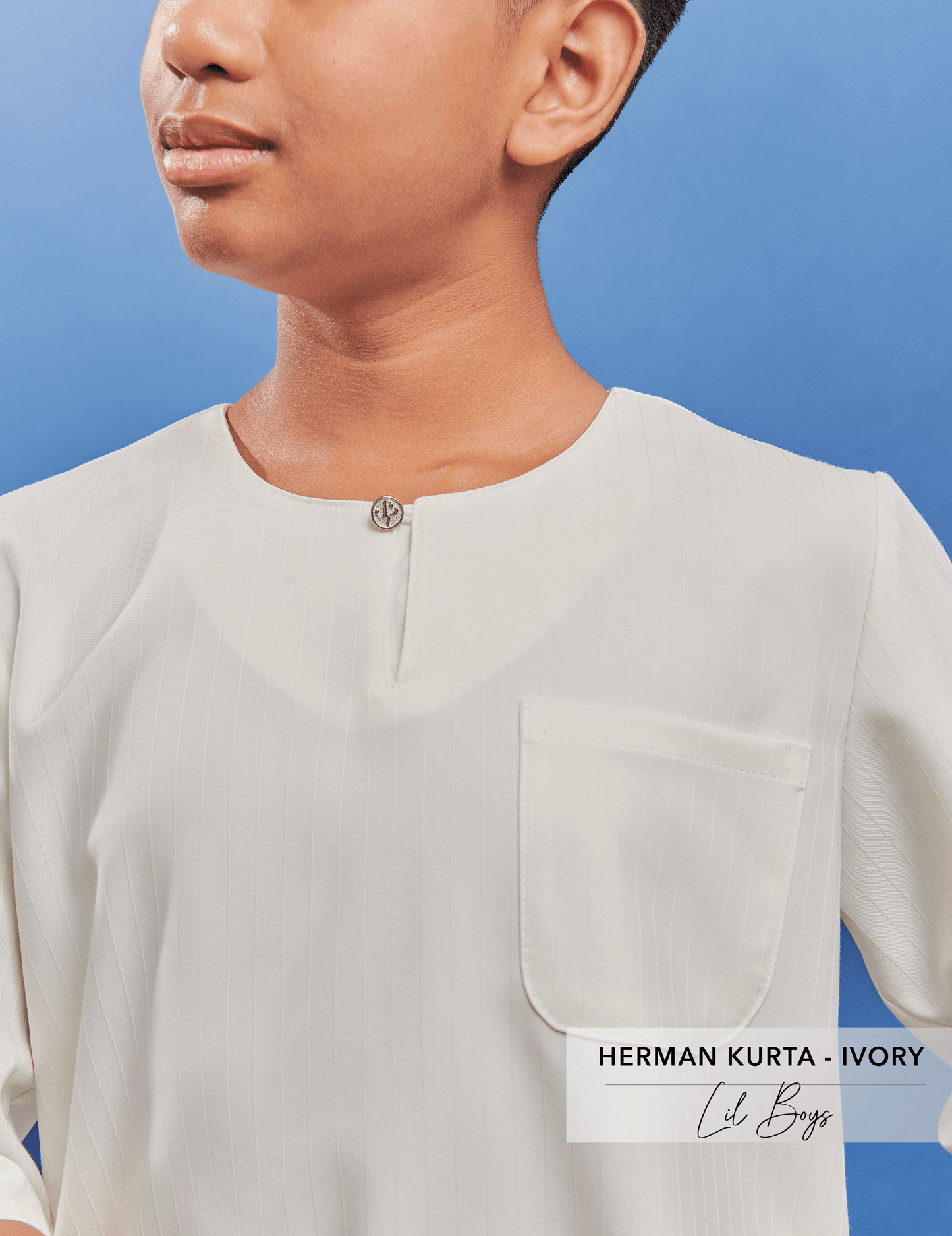 Herman Kurta Kids | Ivory