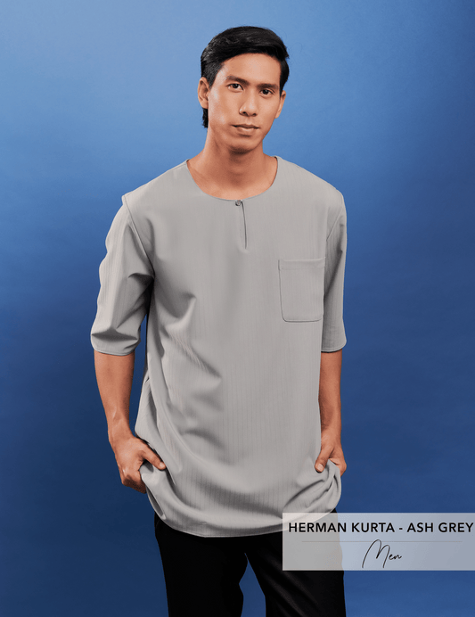 Herman Kurta | Ash Grey