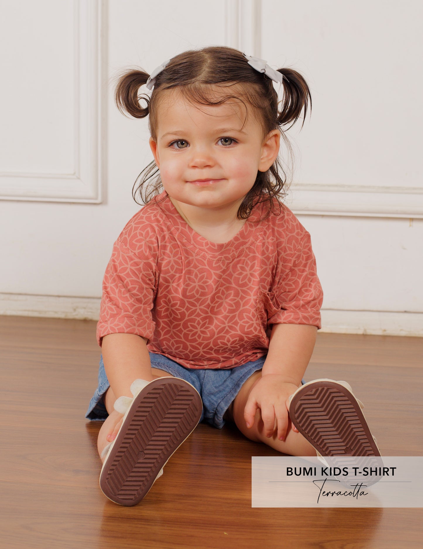 Bumi Kids Bamboo T-Shirt | Terracotta