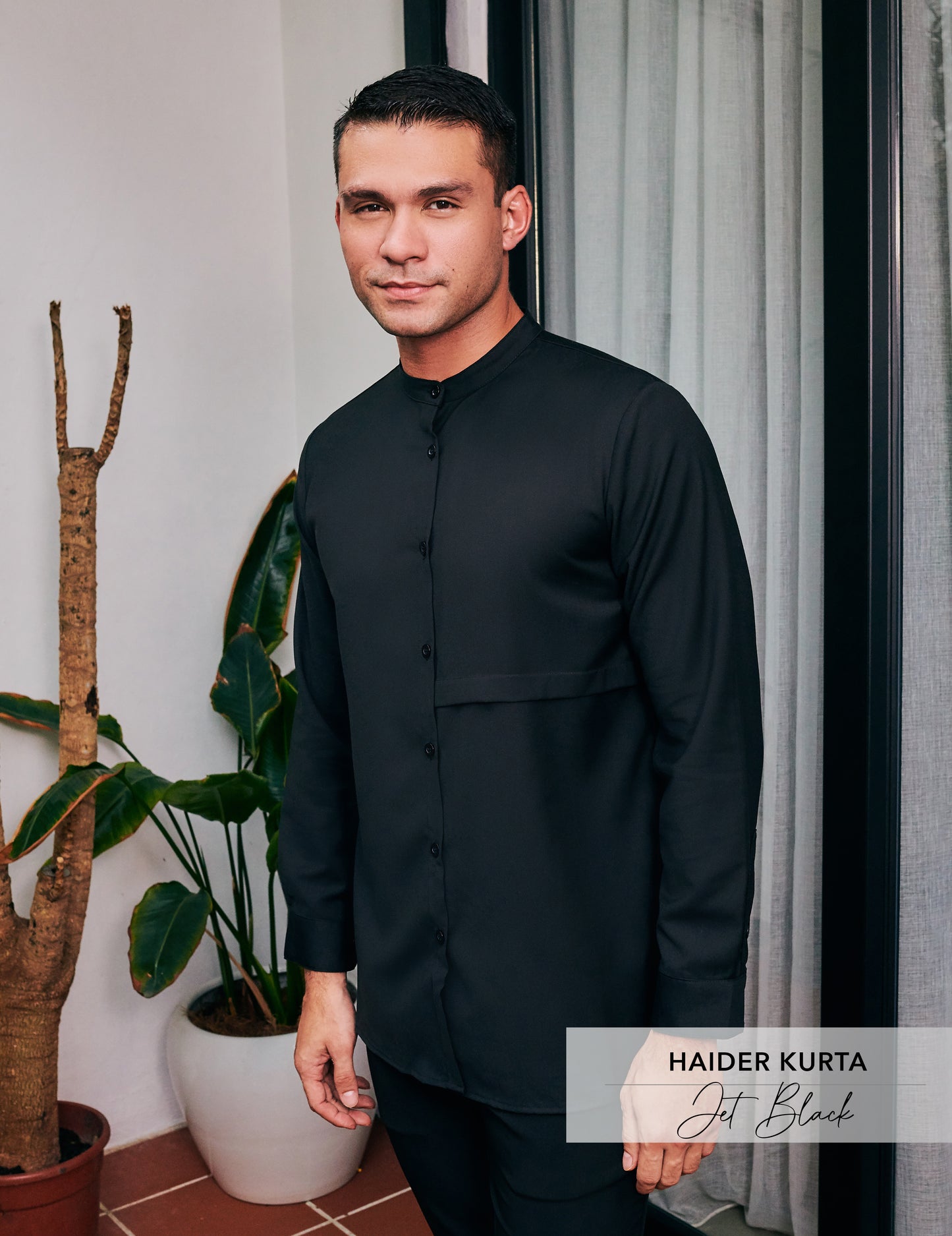 Haider Shirt | Jet Black