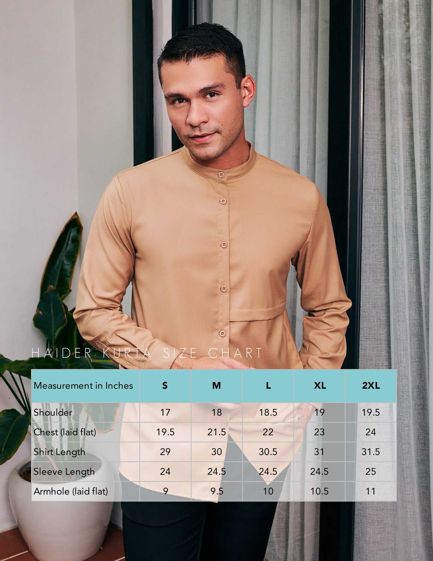 Haider Shirt | Mocha