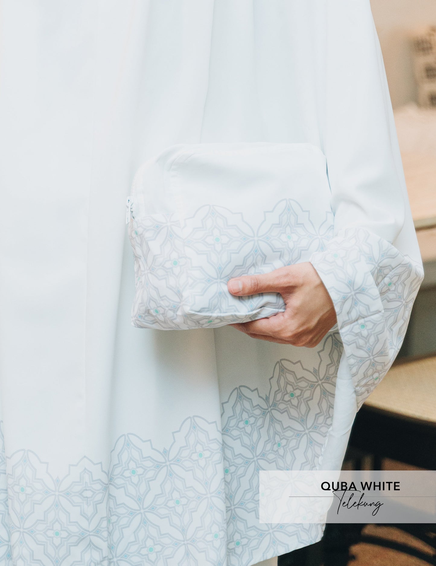 Telekung Kids | Quba White