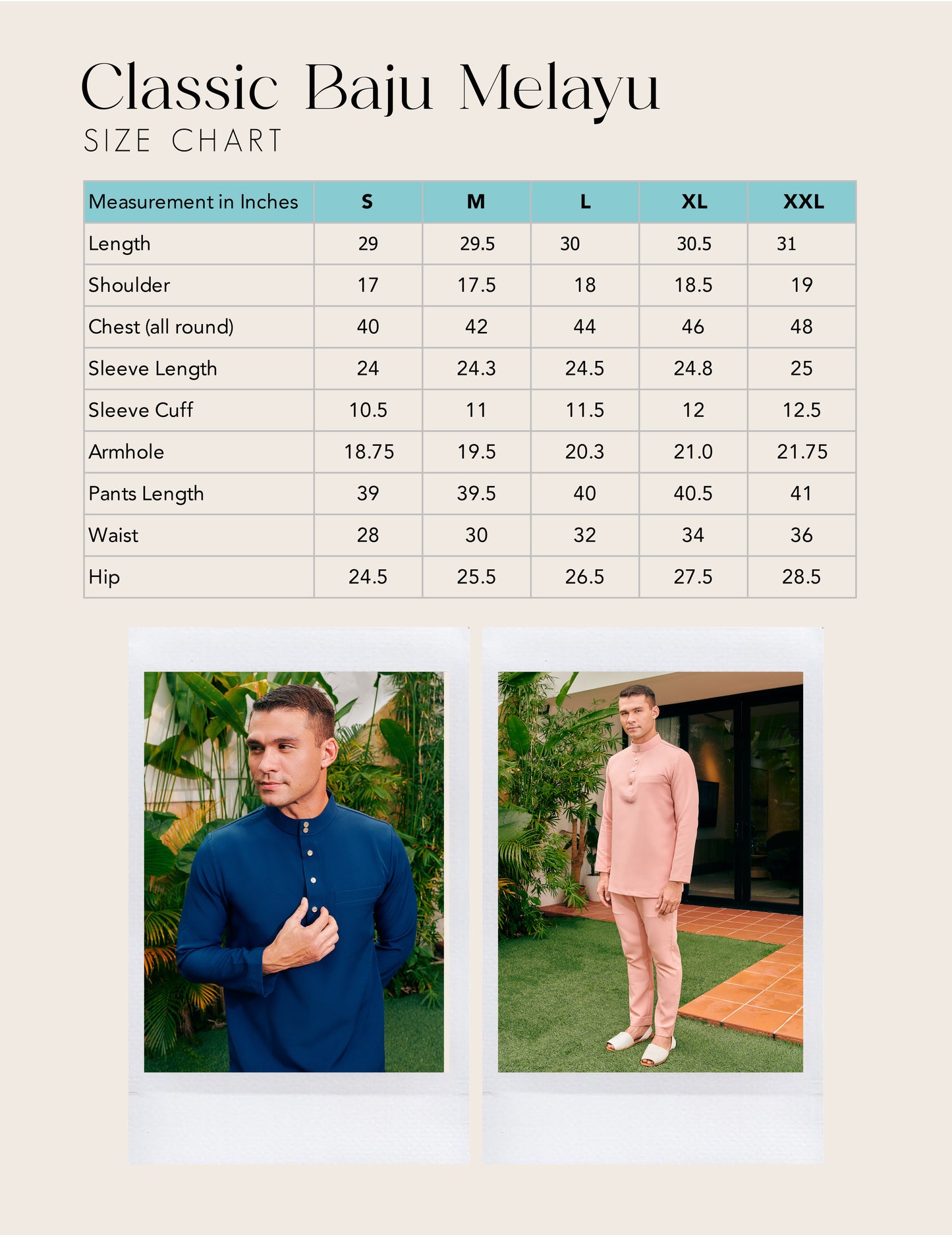 Classic Baju Melayu | Latte