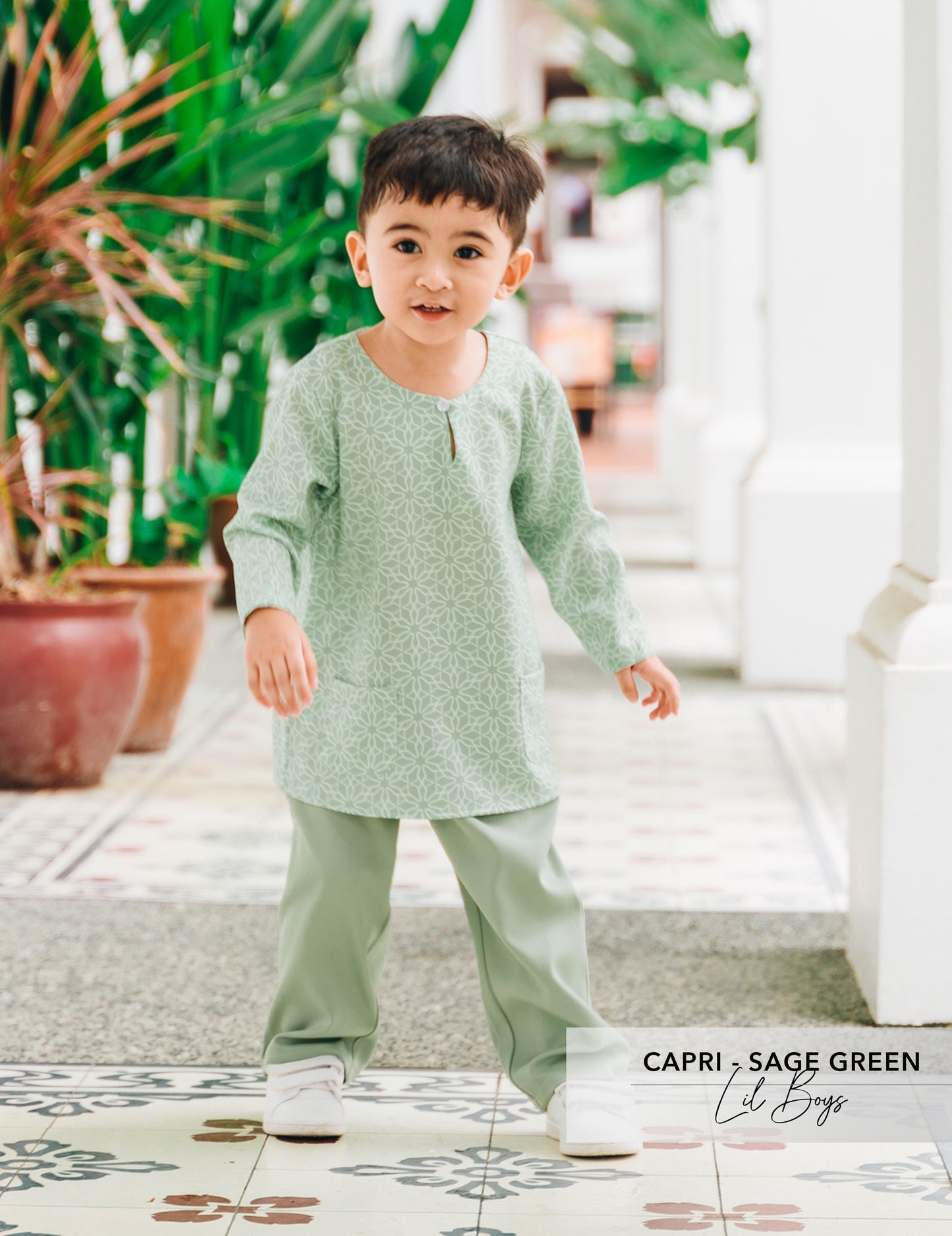 Capri | Sage Green | Lil'Boys
