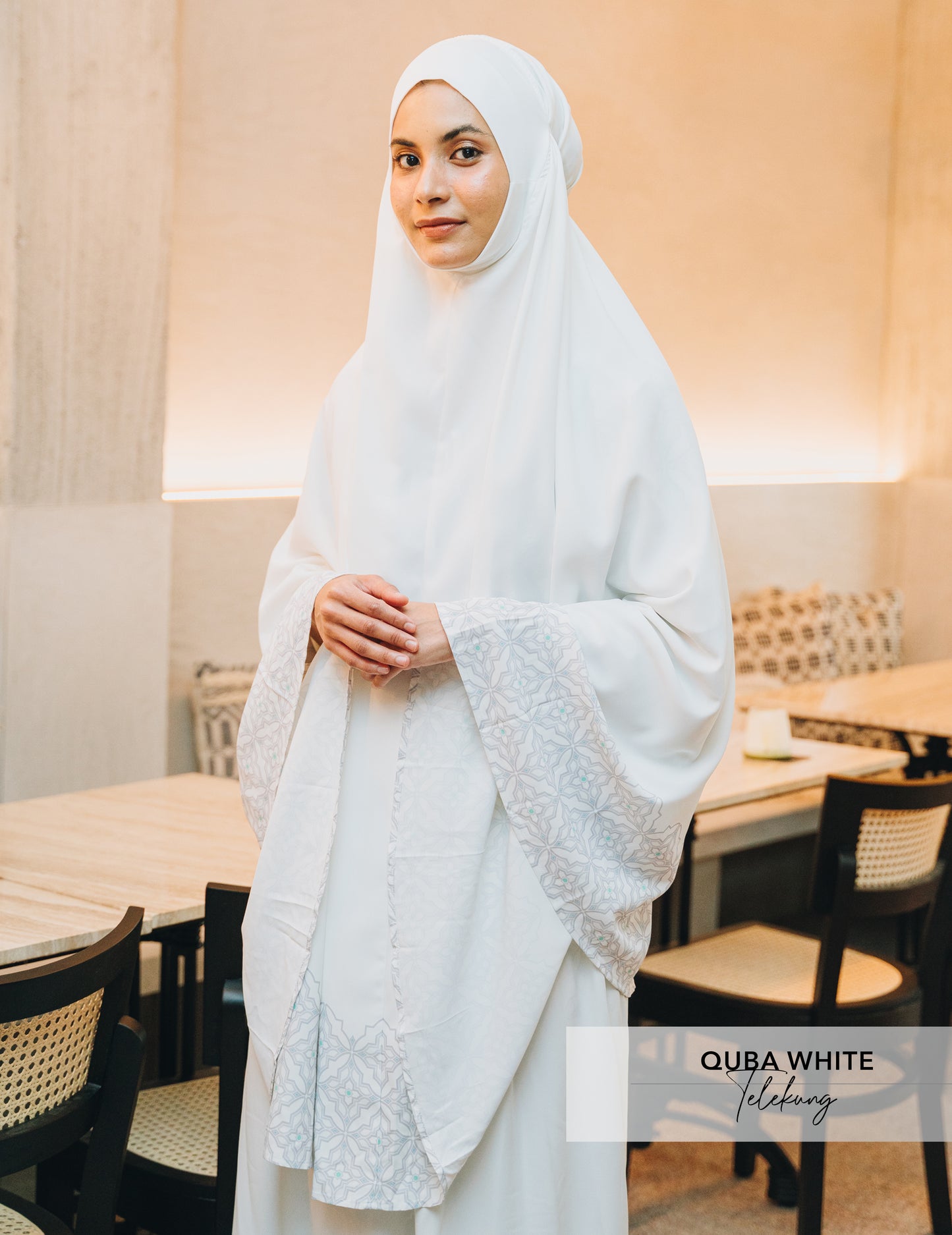 Telekung | Quba White
