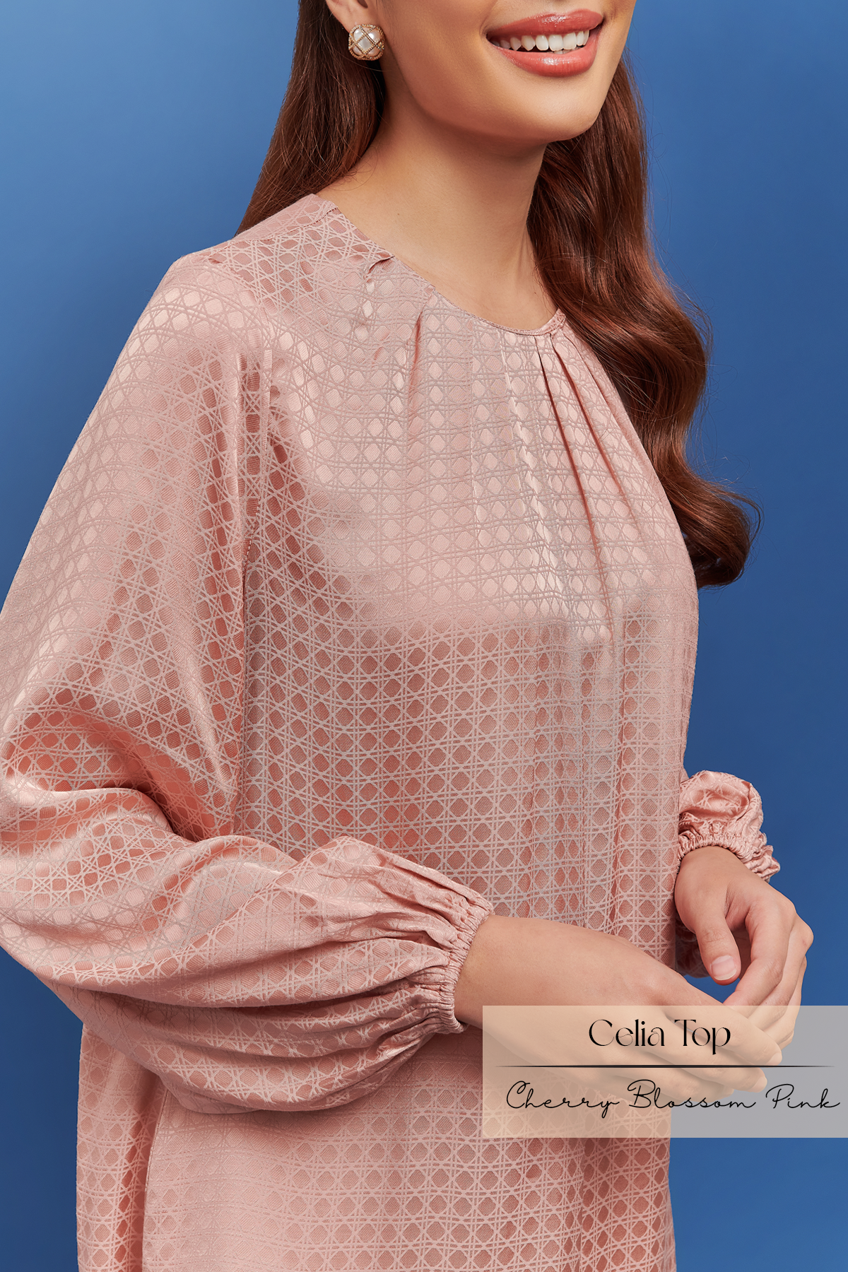 Celia Blouse: Cherry Blossom Pink