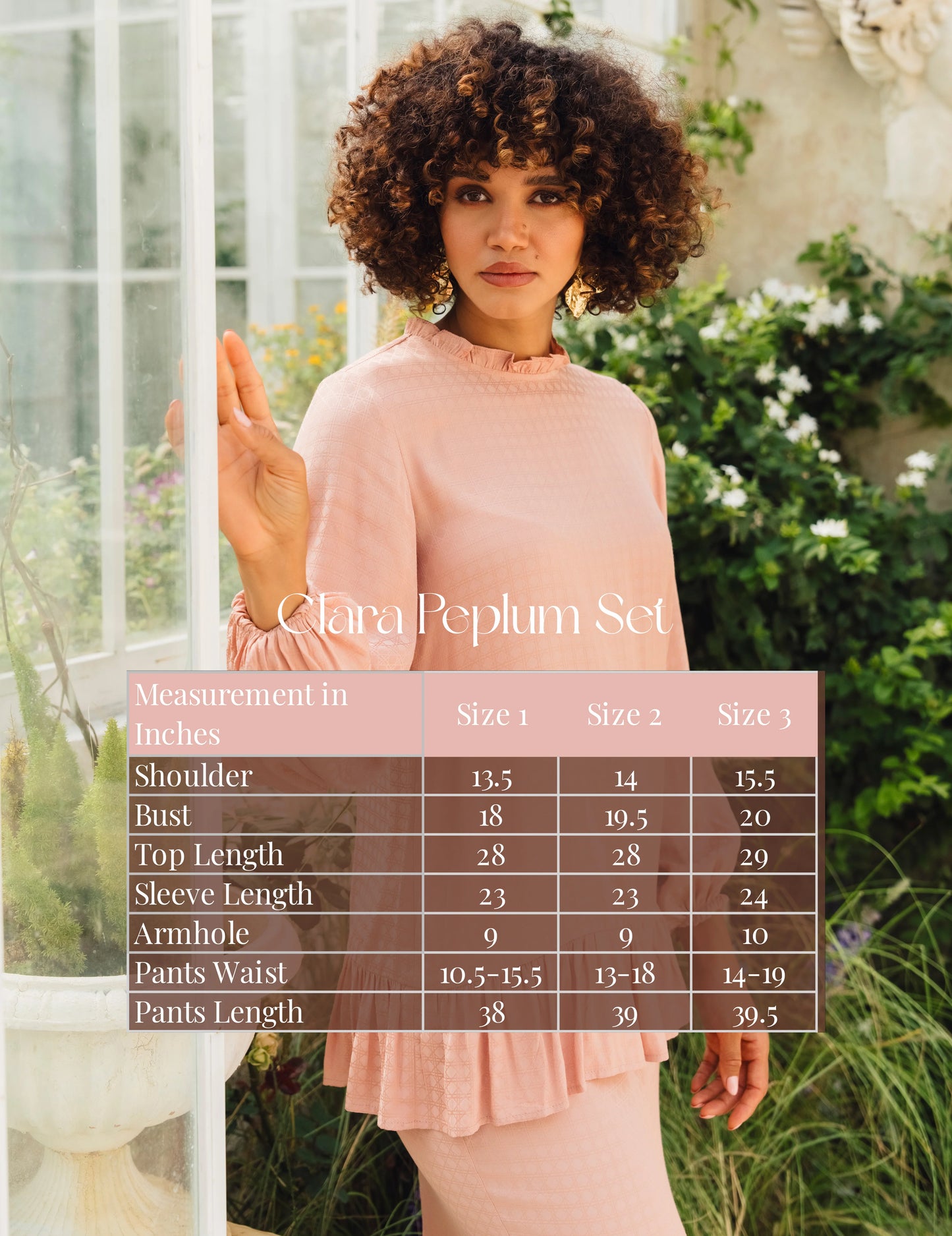 Emray: Clara Peplum | Cherry Blossom Pink