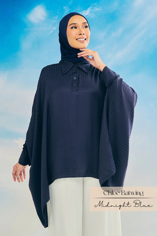 Emray: Chloe Batwing | Navy Blue