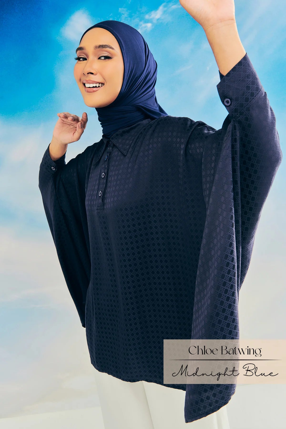 Emray: Chloe Batwing | Navy Blue