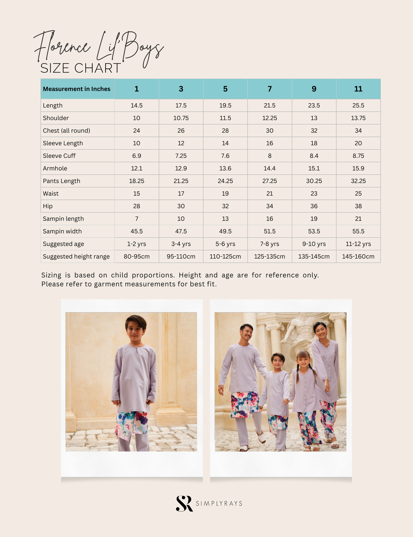 Florence | Lil'Boys | Pre-Order