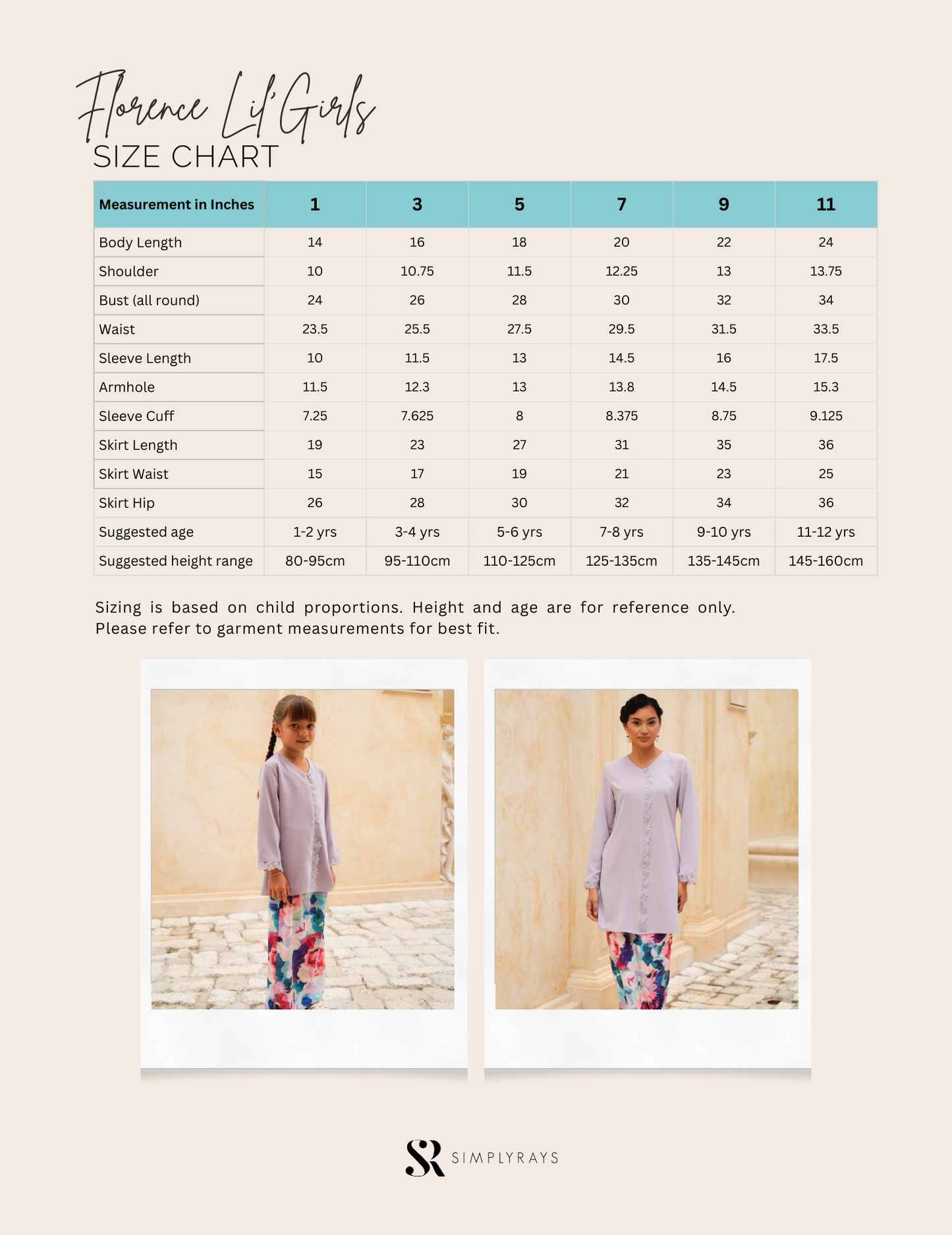 Florence | Lil'Girls | Pre-Order