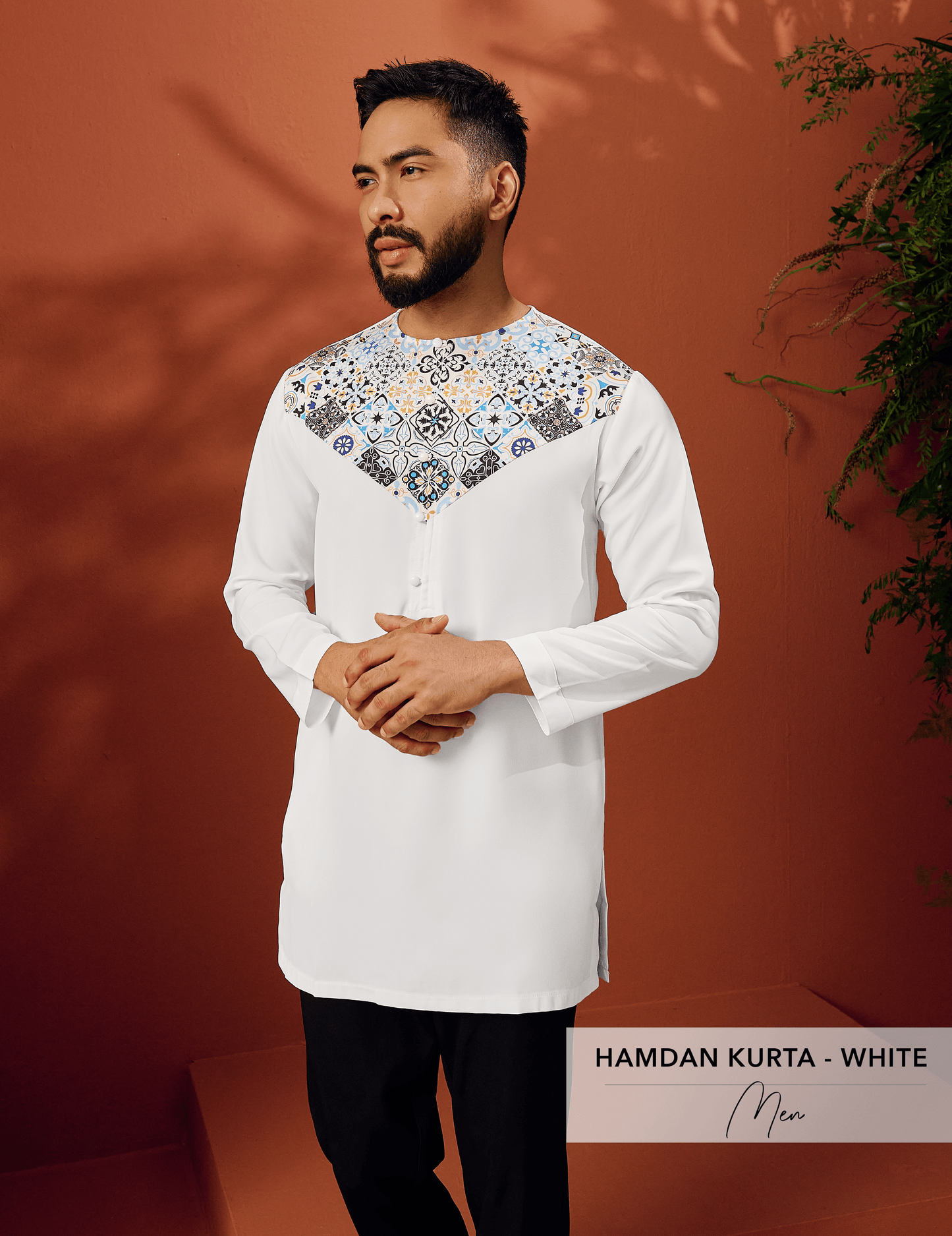 Hamdan Kurta | White