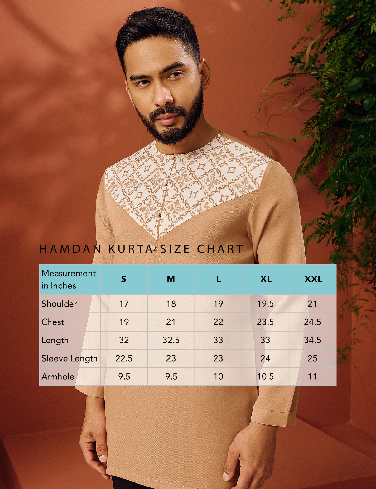 Hamdan Kurta | Brown