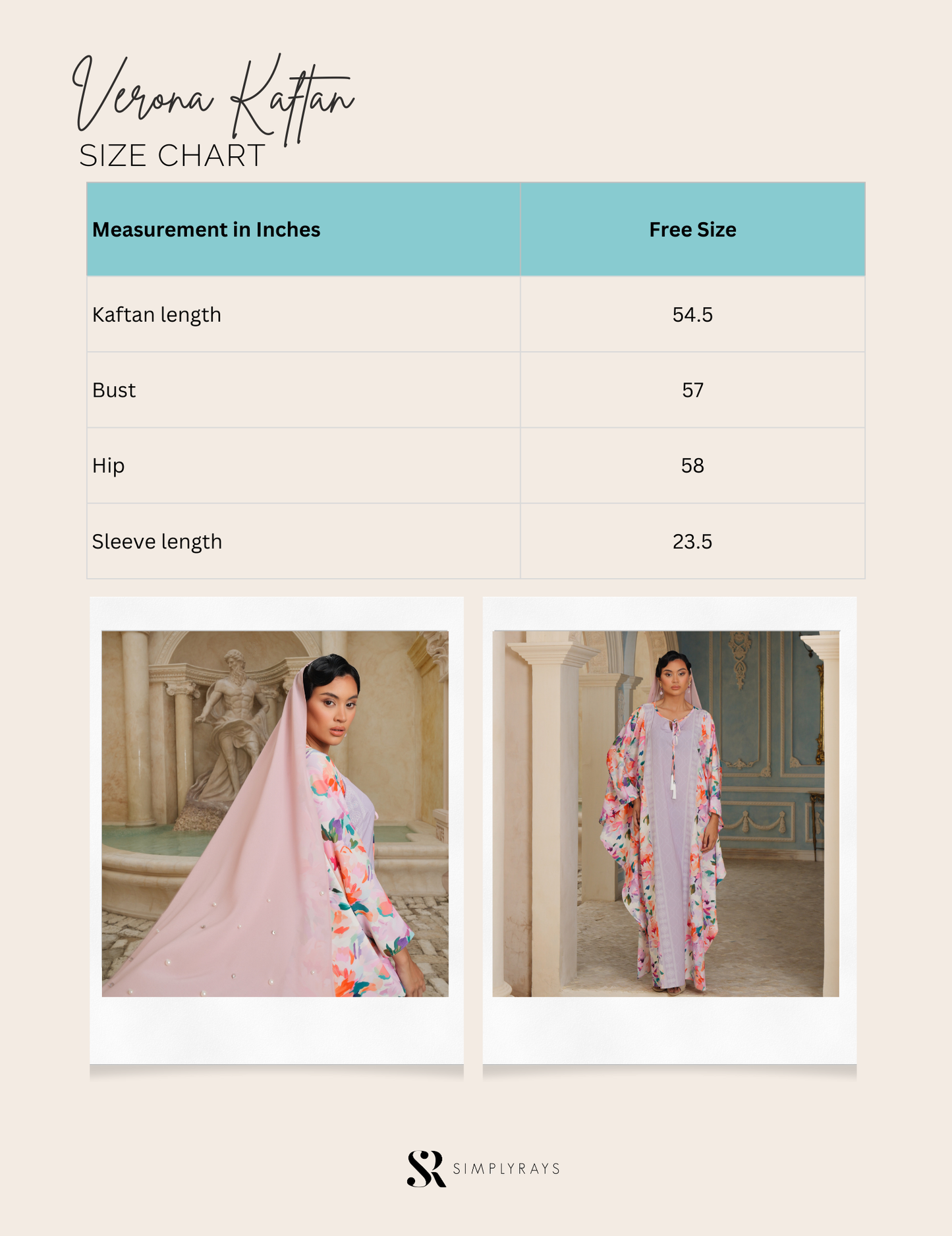 Verona Kaftan | Pre-Order