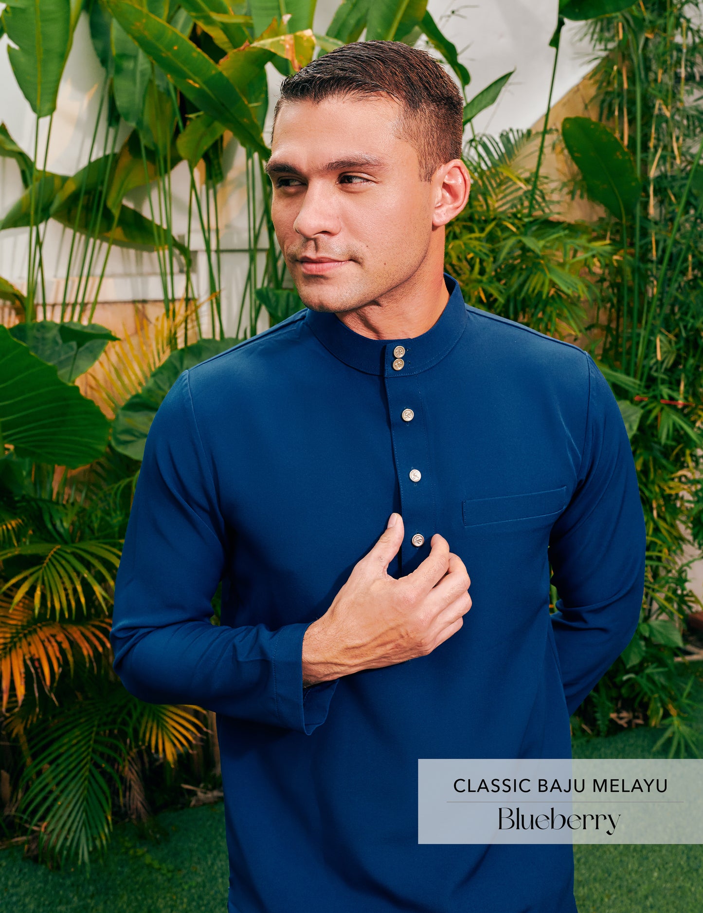 Classic Baju Melayu | Blueberry