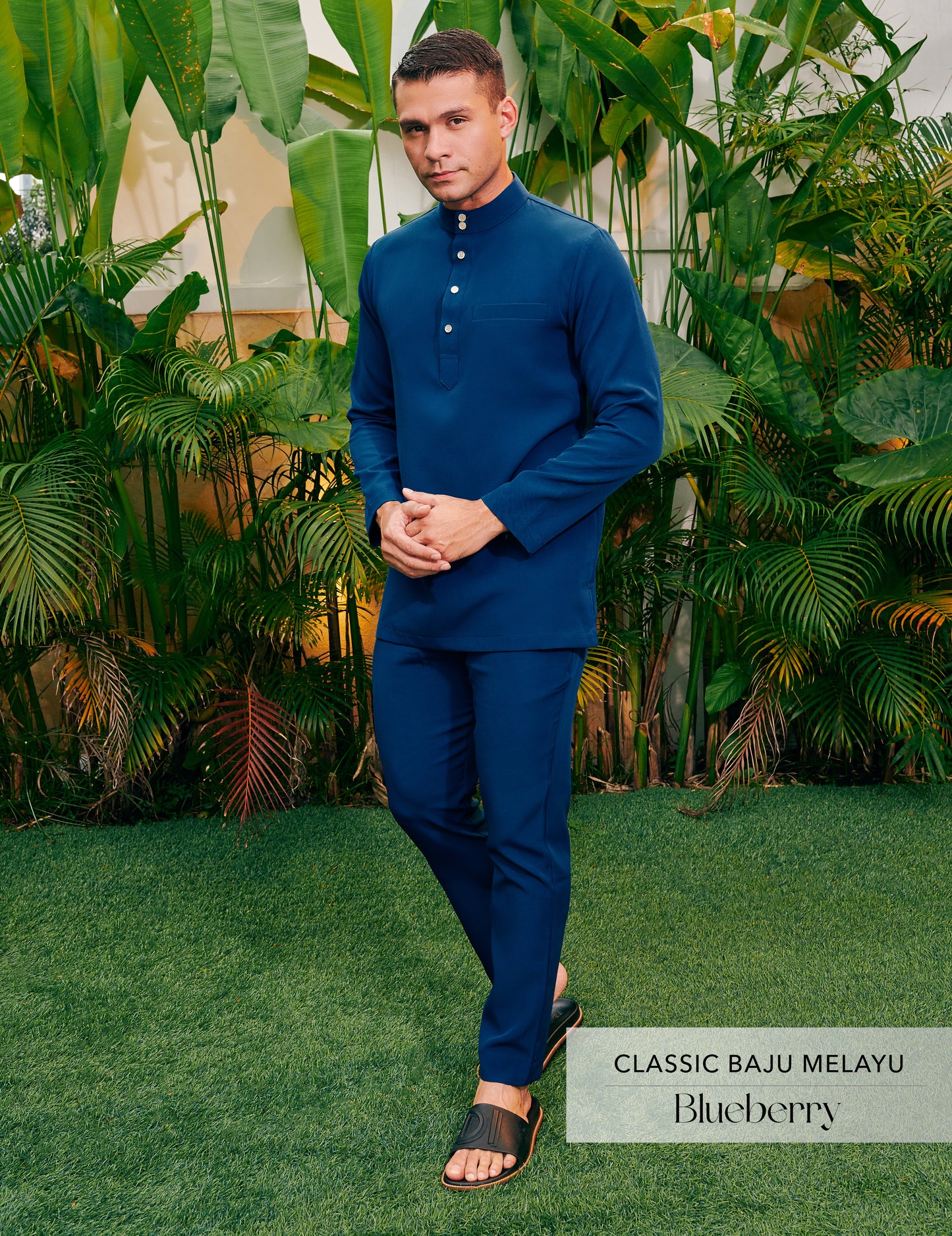 Classic Baju Melayu | Blueberry