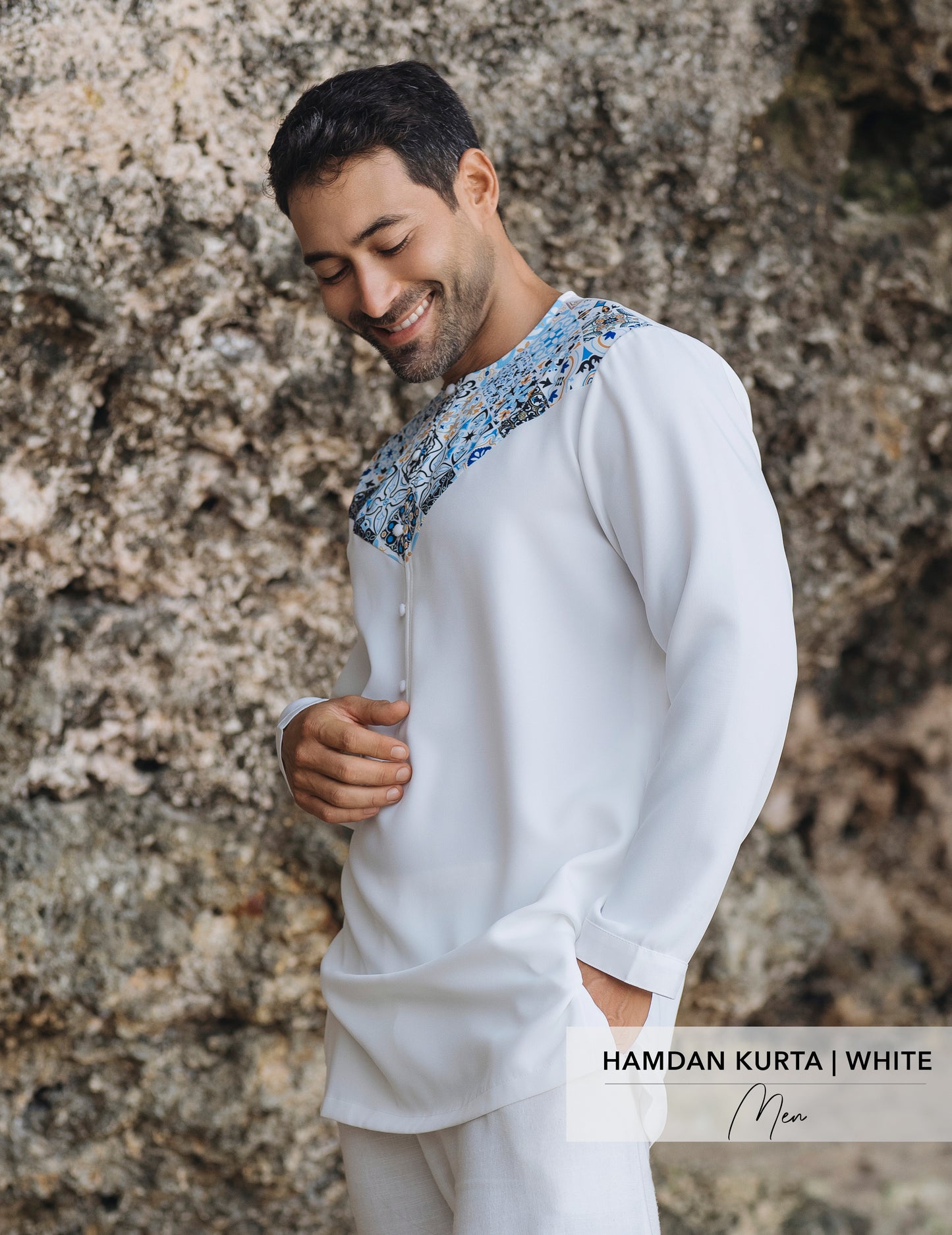 Hamdan Kurta | White