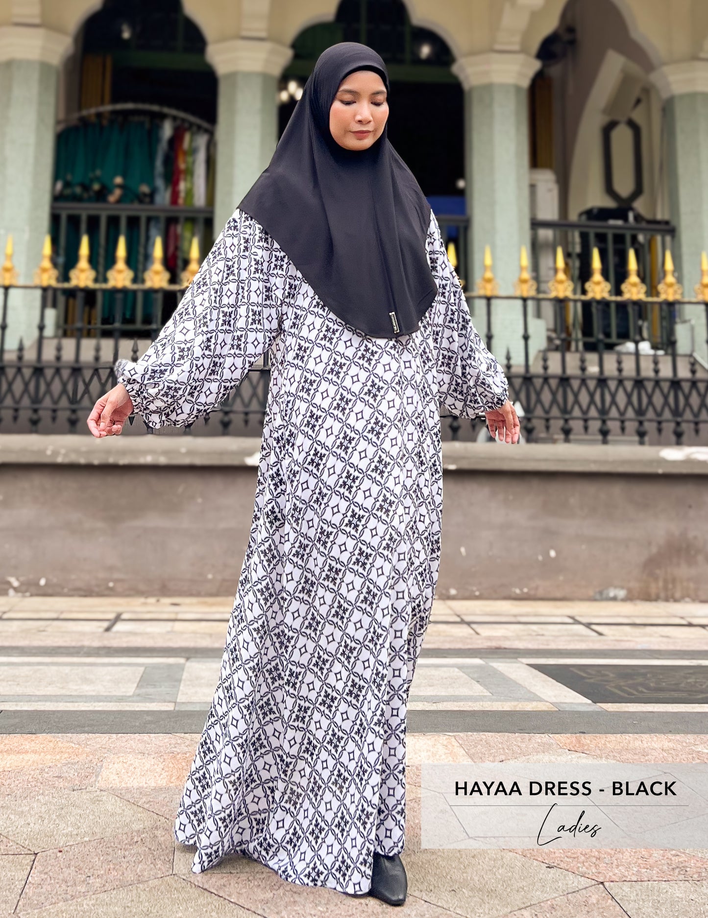 Hayaa Dress | Black