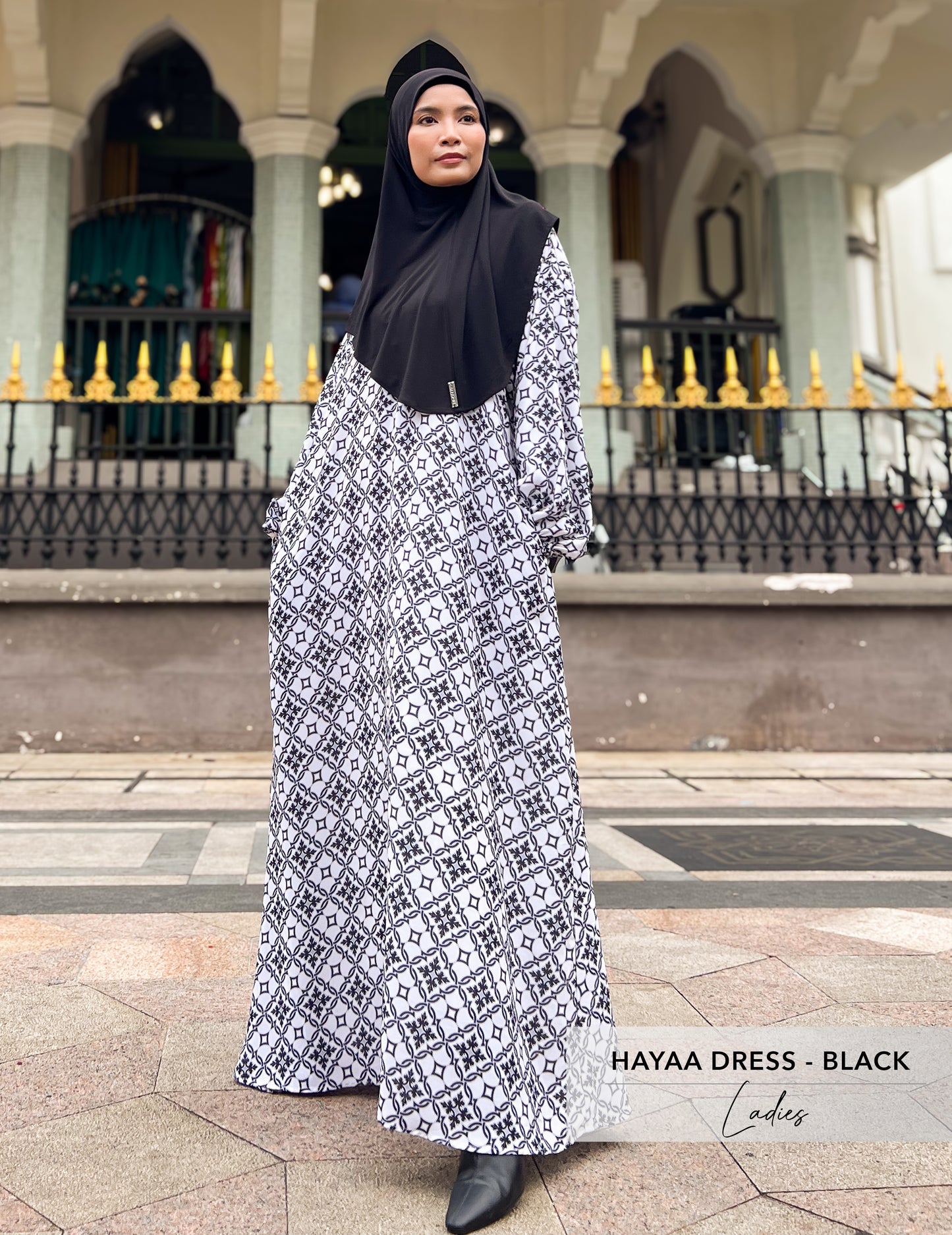 Hayaa Dress | Black