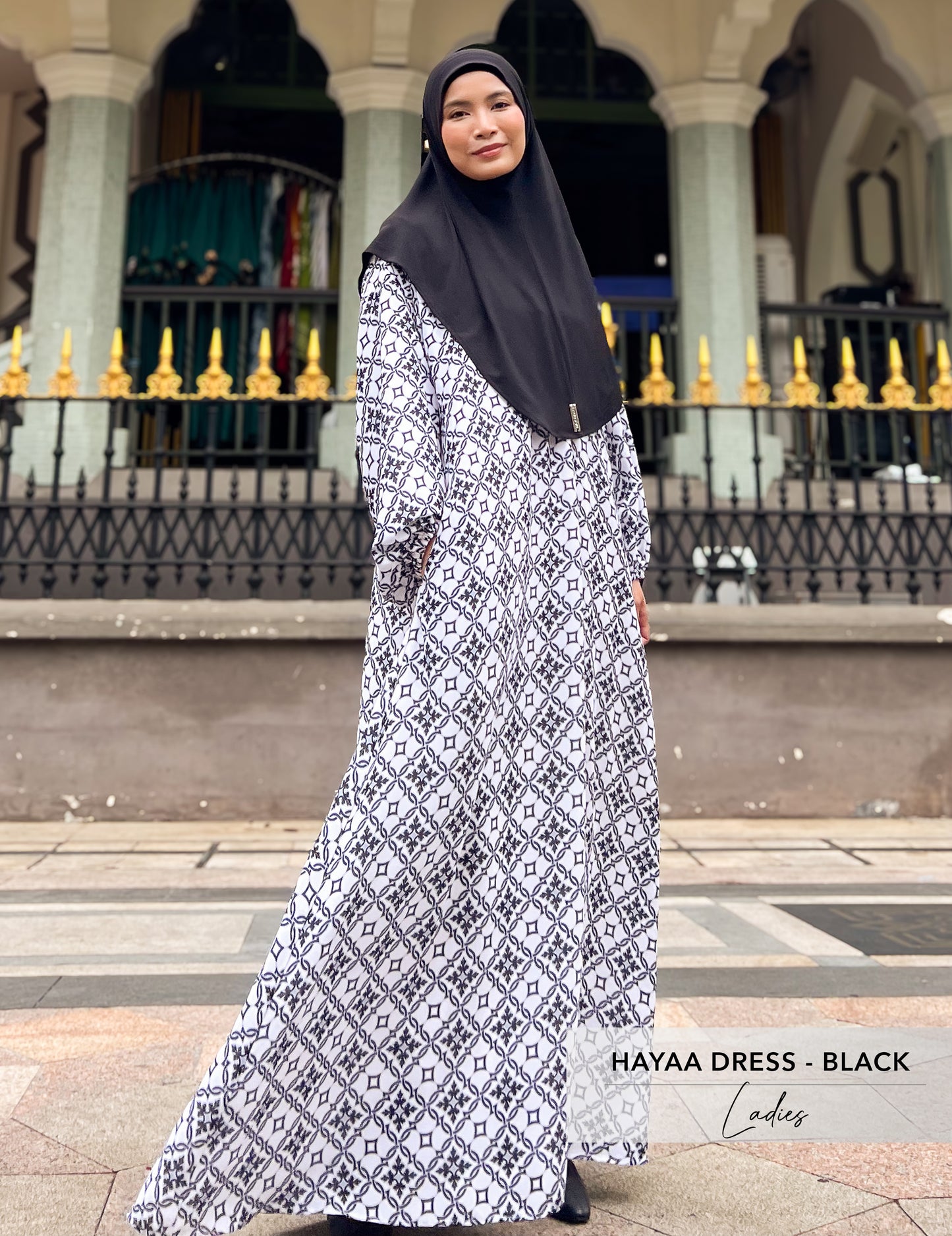 Hayaa Dress | Black