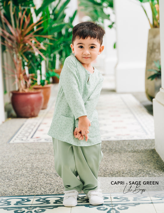 Capri | Sage Green | Lil'Boys