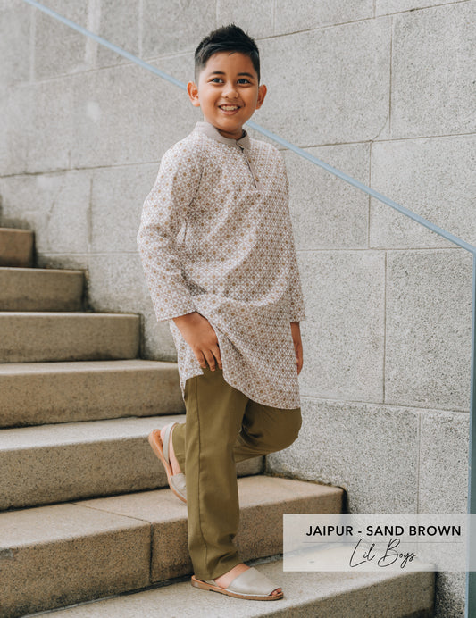 Jaipur | Sand Brown | Lil'Boys