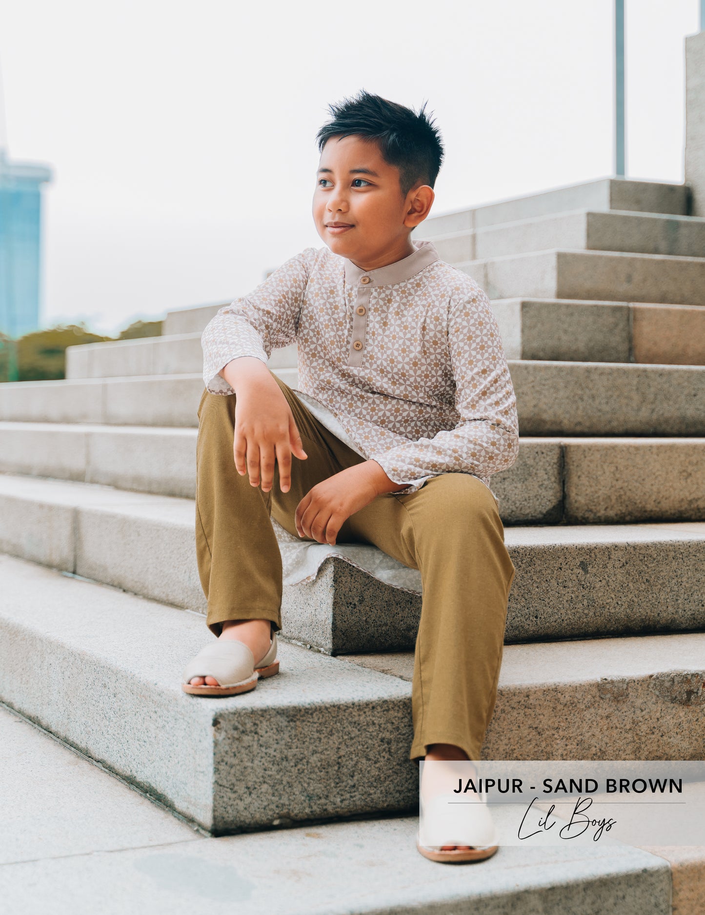 Jaipur | Sand Brown | Lil'Boys