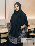 Telekung | Quba Black