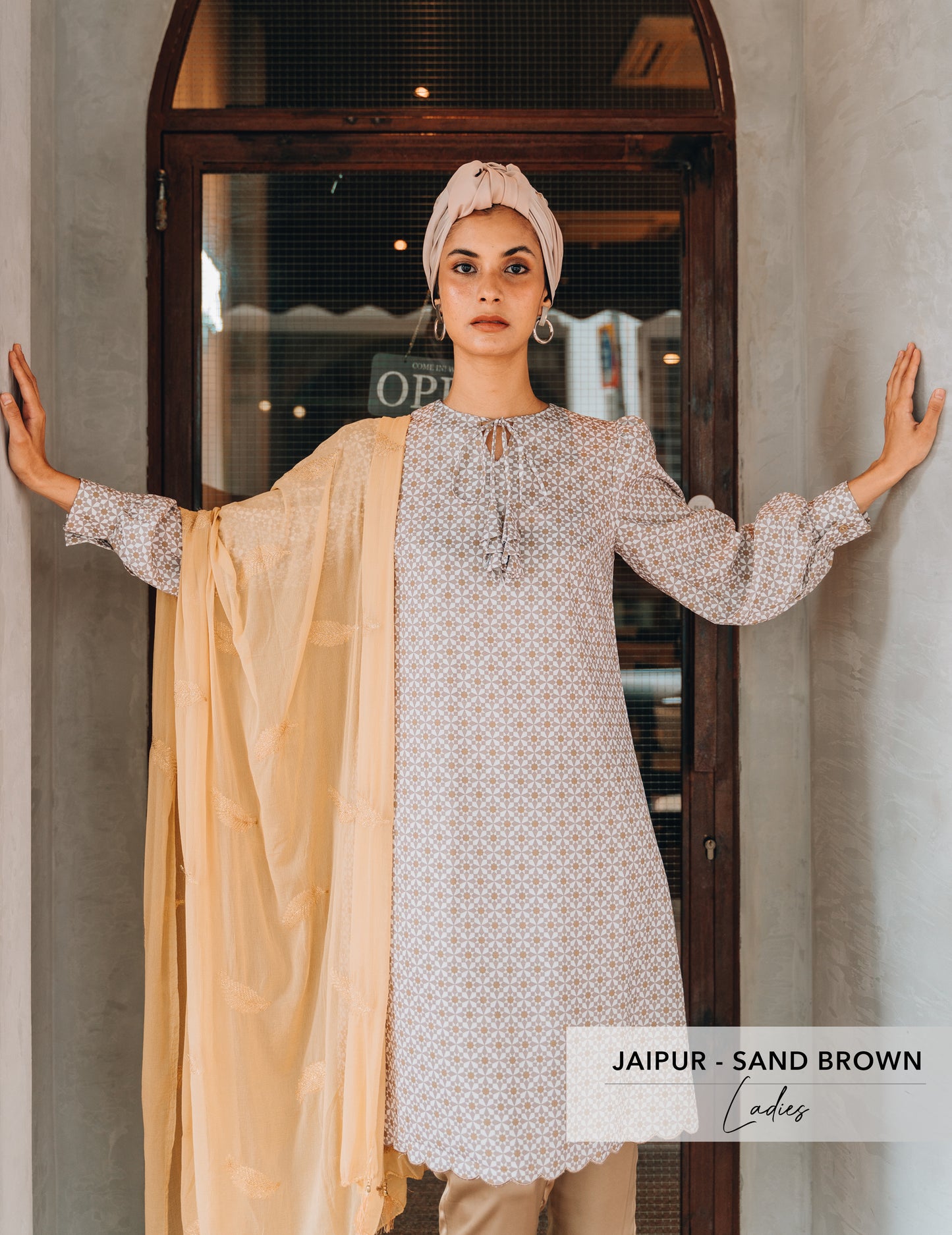 Jaipur | Sand Brown | Ladies Kurta